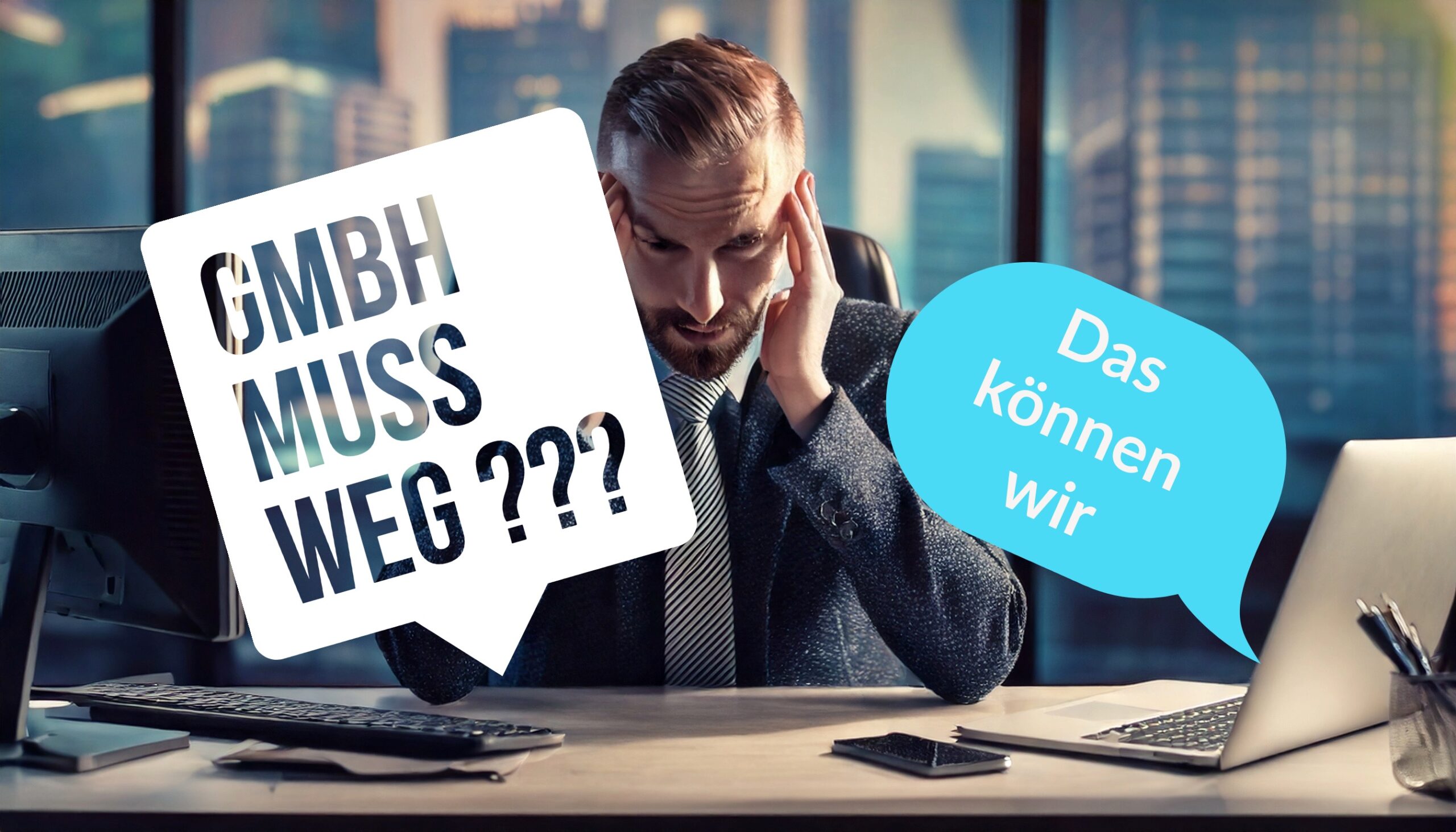 MAES & JACOBS Anwälte beraten GmbH in Schwierigkeiten zu Holding Strukturen und Insolvenzrecht für Rettung